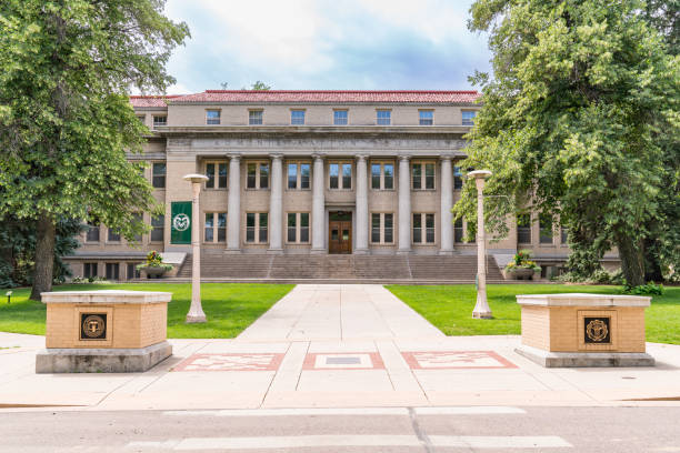 Exterior of the Administrative Building of Colorado State University in Fort Collins, Colorado